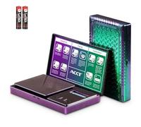 ACCT Balance numérique de poche, [500g par 0.01g], balance à grammes avec fonction de tare, 6 unités, petite balance à once pour bijoux, poudre, pièces de monnaie, herbes aromatiques