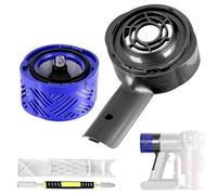 ACCTDLF Couvercle arrière de moteur de rechange pour Dyson V6 et post-filtre compatible avec V6 DC58 DC59 DC62 DC72 DC74 SV09 SV08 SV07 SV06 SV05 SV04 SV03 Filtre V6