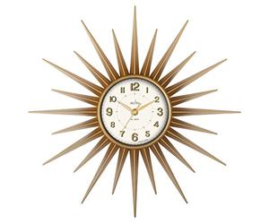 Acctim 21760 Stella - Horloge murale dorée en forme d'étoile
