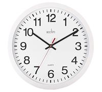 Acctim - 93/704 - Horloge Murale Controller - Diamètre 35,5cm - Blanc
