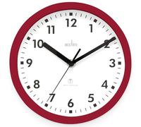 Acctim Nardo 74664 Horloge murale radio-pilotée Rouge 20 cm
