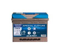 Accu 12V/62Ah pour l'alimentation des clôtures électriques - LACME - 620900
