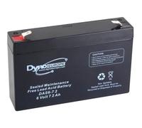 Accu acide-plomb 6v-7.2ah 150x34x100mm