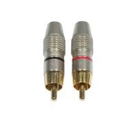 Accu Cable AC-C-RMG/SET Pack de 2 Connecteurs RCA C-inch mâle Or