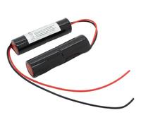 Accu d'éclairage de secours NiCd 4,8V 1800mAh 2x L1x2 Sub-C avec câble 200mm remplace l'accu 4,8 V, convient entre autres à Hucoag NL-6-3961-4/1/EH
