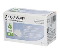 Accu-Fine Aiguilles Stérile Pour Stylo À Insuline 32G/0,23x4mm Pièces 100
