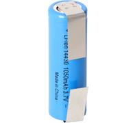 Accu Li-ion 14430 avec cosses à souder en forme de U 1050mAh 3,6V - 3,7V Pile lithium-ion sans électronique de protection