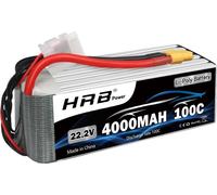 Accu LiPo, 22,2V, 4000mAh, puissance de décharge 100C, 6S 4000 XT90 1pièce