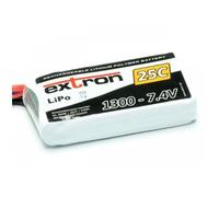 Accu Lipo X2 1300 - 7,4v (25c - 50c) - Extron