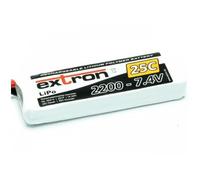Accu Lipo X2 2200 - 7,4v (25c - 50c) - Extron