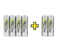 Accu LR06 (AA) NiMH Ansmann 4 + 2 gratis, HR06 2400 mAh 1.2 V 6 pc(s) G