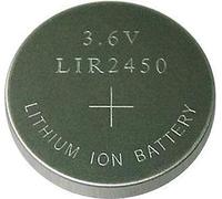 ACCU Pile Bouton Rechargeable LIR2450 3.6V LI-ION Coin Battery LIR 2450 Batterie CR2450