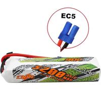 Accu RC Lipo, vitesse de décharge 90C, tension 11,1V, 3S 5200mah 90C EC5
