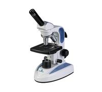 Accu-Scope EXM-150 Microscope composé - Tête monoculaire, grossissement 40-400x, diaphragme disque, éclairage LED sans fil - Microscope biologique à l'épreuve des étudiants pour l'école, le