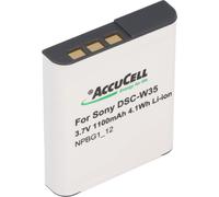 AccuCell Akku passend für Sony NP-BG1 Akku DSC-WX1, CYBER-SHOT DSC-W300 und