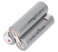 AccuCell Batterie avec 3 piles AA avec cosses à souder - Batterie NiMH AA Mignon avec un total de 3,6 V - Convient également comme batterie de rechange avec une bonne performance - Dimensions : 47,77