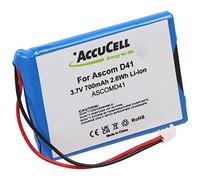 AccuCell Batterie compatible avec Ascom D41 Batterie FA01302005, FA83601195