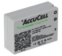 AccuCell Batterie compatible avec Canon NB-10L, PowerShot SX40 HS, Li-Ion 7,4 V, 750-950 mAh, dimensions : 45,5 x 32,4 x 15,2 mm