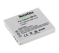 AccuCell Batterie compatible avec Canon NB-4L I Batterie Li-Ion Digicam I Canon Battery I Batterie pour Canon I 3,7 V I 750 mAh I Batterie d'appareil photo Canon I Batterie de caméra
