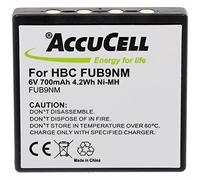 AccuCell Batterie compatible avec HBC FUB9NM, BA209000, 209060, BA209061, BA209062