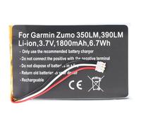 AccuCell Batterie de rechange pour Garmin Zumo modèles I Zumo 350LM et Garmin Zumo 390 LM I La batterie Garmin s'appelle 361-00059-00, 010-01043-01 ou 020-00218-05 I Batterie pour Garmin GPS Map