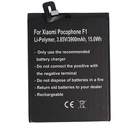 AccuCell Batterie lithium-polymère pour Xiaomi Pocophone F1 sans outil 3,85 V 3900 mAh 15,0 Wh