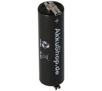 AccuCell Batterie NiMH X1600 AA également adaptée pour Wella Contura HS40, HS61 env. 50,5x14,5mm, vérifier les dimensions de la batterie avant de commander