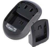 AccuCell chargeur rapide compatible avec Toshiba GSC-BT6, GSC-BT7