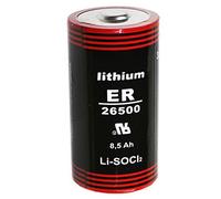 AccuCell ER26500 Pile au lithium Taille C Bobbin ER 26500 3,6 V 8500 mAh