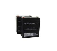 AccuCell ESMH01001-00409 Insert de batterie au plomb pour imprimante Marc Horn en acier inoxydable