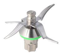 AccuCell Lame de rechange avec joint d'étanchéité vert pour Vorwerk Thermomix TM5, acier inoxydable, passe au lave-vaisselle (pas d'origine)