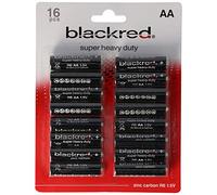 AccuCell Lot économique de 16 piles AA, R6, Mignon 1,5 V Super Heavy Duty BP16, non rechargeables, convient pour les appareils non à courant élevé