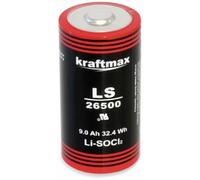 AccuCell Neu ER26500 Pile au Lithium de Taille C et de Type canette 3,6 V 8500 mAh