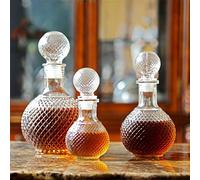 Accueil Bar boule ronde forme cristal whisky vin bière boire bouteille en verre décanteur whisky liqueur Carafe cruche d'eau Barware outils