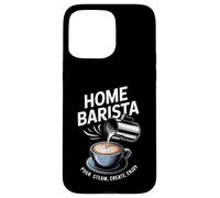 Accueil Barista Versez de la Vapeur Créez Profitez de l'art Latte Coque pour iPhone 15 Pro Max