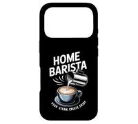 Accueil Barista Versez de la Vapeur Créez Profitez de l'art Latte Coque pour iPhone 17 Pro