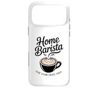 Accueil Barista Versez de la Vapeur Créez Profitez de l'art Latte Coque pour iPhone 17 Pro Max
