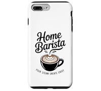 Accueil Barista Versez de la Vapeur Créez Profitez de l'art Latte Coque pour iPhone 7 Plus/8 Plus