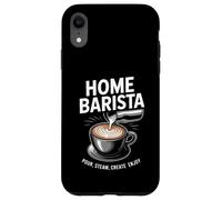 Accueil Barista Versez de la Vapeur Créez Profitez de l'art Latte Coque pour iPhone XR