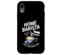 Accueil Barista Versez de la Vapeur Créez Profitez de l'art Latte Coque pour iPhone XR