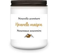 Accueil Cadeaux Nouvelle Maison - Lavande Bougie pour les Nouveaux Propriétaires Maison Décoration Chaleureuse