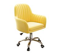 Accueil Chaise pivotante de chaise de bureau ergonomique avec couverture microsuede Couvre à éponge haute densité et support de pied en acier 5 étoiles et lanceur de chasse muette Faites de votre