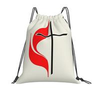 Accueil De L'Église Méthodiste Unie Unisexe Gym Sack Grand Sacs De Gym Léger Sac À Dos À Cordon Pour Gymnastique Voyage Natation