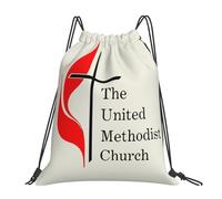 Accueil De L'Église Méthodiste Unie Unisexe Sac À Dos À Cordon Grand Sac À Cordon Résistant Sacs De Sport Pour Yoga Piscine Vacances