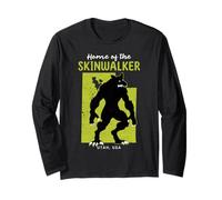 Accueil de The Skinwalker Utah State American Cryptid Funny Manche Longue