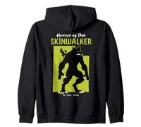 Accueil de The Skinwalker Utah State American Cryptid Funny Sweat à Capuche