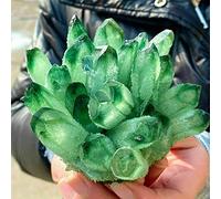 Accueil Spécimen de Quartz Tibétain Vert Naturel (Taille : 700-750g) (Size : 800-850g)