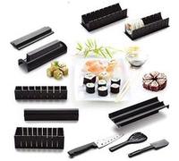 Accueil Sushi Maker Kit, Complète 11 pièce Kit Ustensiles De Moule De Rouleau De Riz DIY Facile Chef Set Coupe-Rouleaux Cuisine G