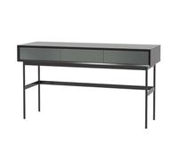 Accueil Table console moderne du milieu du siècle, table d'entrée étroite en bois avec 3 tiroirs de rangement, tables d'entrée de ferme for l'entrée, le hall d'entrée, le couloir, le salon Derrière le