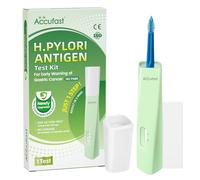Accufast Kit de test H. Pylori - Kit de test Helicobacter Pylori pour la détection précoce du cancer gastrique, de la gastrite et des ulcères | H. Pylori Test avec élimination des odeurs